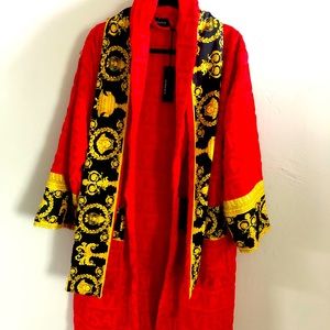 Red Versace Robe - Small NEVER WORN